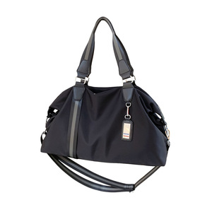 Women's Nylon Travel Duffel <b>Bag</b> Black <b>Large</b> Capacity Zipper Closure <b>Shoulder</b> <b>Bag</b> for Gym Outdoor Use - Product Image 3