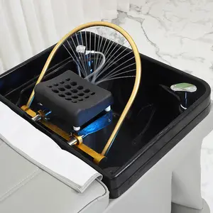プロの洗濯ヘアマッサージチェアシャンプーベッドスパヘッド水療法循環シャンプーベッドサロン用