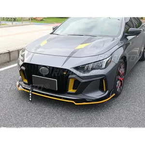 Kit carrosserie pour GAC Empow 2021-2024, spoiler de pare-chocs avant, noir brillant-jaune, style sport, couvre-pare-chocs avant, accessoires de voiture - Product Image 3
