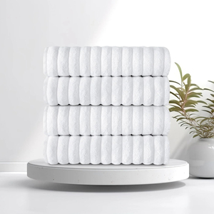<span class=keywords><strong>Linge</strong></span> <span class=keywords><strong>de</strong></span> <span class=keywords><strong>bain</strong></span> pour hôtel et maison, ensembles <span class=keywords><strong>de</strong></span> serviettes <span class=keywords><strong>de</strong></span> luxe 100% coton, serviettes <span class=keywords><strong>de</strong></span> toilette côtelées, prix abordable - Product Image 5