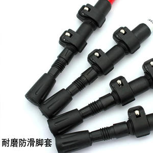 Bastones de Trekking de Aleación de Aluminio 7075, Ajustables, de 3 Secciones, con Bloqueo Externo, en Negro, Rojo, Azul y Blanco, para Senderismo y Caminatas al Aire Libre - Product Image 2