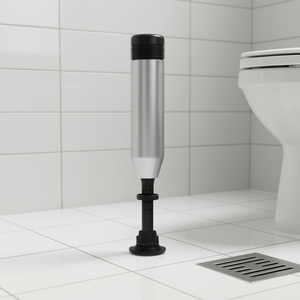 Desatascador de inodoro eléctrico con copa de acero inoxidable y pantalla de presión en tiempo real para desagües de baño y fregaderos de cocina - Product Image 2