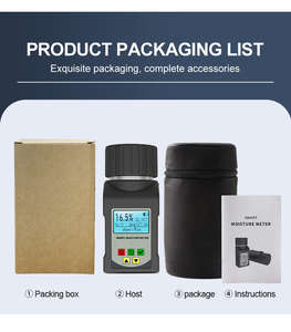 Testeur d'humidité portable numérique haute précision 0,5 % pour céréales, riz, café, fèves de cacao, avec affichage vocal, type tasse <span class=keywords><strong>en</strong></span> plastique - Product Image 3