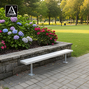 Muebles de jardín Bancos al aire libre Calle Aluminio Banco largo Asiento Banco de parque <span class=keywords><strong>Patio</strong></span> Banco de jardín <span class=keywords><strong>para</strong></span> Campus universitario Empresa - Product Image 6
