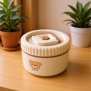 Little Bear Insulated <b>Lunch</b> <b>Box</b> 800-1000ml For Students Office Workers Outdoor Use - Product Image 1