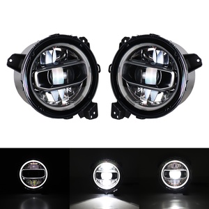 Neue 9-Zoll-<span class=keywords><strong>LED</strong></span>-Scheinwerfer DRL Halo für Jeep Wrangler JL JLU Rubicon 2018-2023 für Gladiator <span class=keywords><strong>JT</strong></span> 2020-2023 <span class=keywords><strong>LED</strong></span>-Scheinwerfer