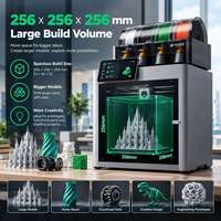 Imprimante 3D FDM haute vitesse, multi-couleurs, nivellement automatique, Wifi, grand volume d'impression, Bambu Lab P2S Combo pour usage domestique, hobby, bureau
