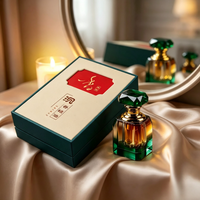 Coffret cadeau Oud en gros, huile essentielle de résine d'agarwood naturelle personnalisée, parfum sucré, flacon en verre cristallin, extrait végétal