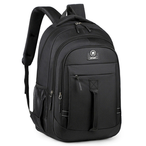 Sacs à dos d'étudiant décontractés pour hommes, sacs à dos de randonnée en plein air, sacs à dos noirs simples pour <span class=keywords><strong>le</strong></span> collège - Product Image 4