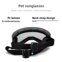 Nouvelles lunettes pour animaux de compagnie JXANRY pour chiens de petite/moyenne taille - Matériel TPU, lunettes de protection coupe-vent et imperméables, lunettes de soleil tendance pour