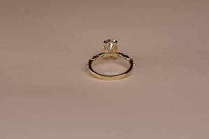 Anillo de Plata de Ley 925 con Moissanita para Mujer, Elegante y Brillante, para Compromiso, Aniversario, Joyería de Moda, Regalo - Product Image 4