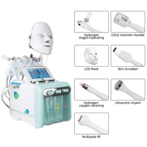 Appareil de beauté pour le visage, machine faciale de salon, qualité supérieure, prix bas, 6 en 1, jet d'hydrogène, dermabrasion, hydro-aqua peeling - Product Image 1
