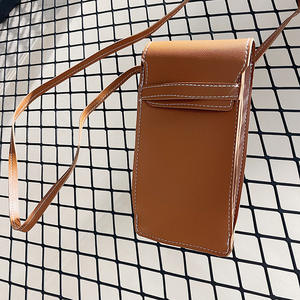 Nouvel étui à lunettes multifonctionnel et élégant, sac à lunettes chic en cuir marron, sac à dos à lunettes fait main à porter en bandoulière. - Product Image 2