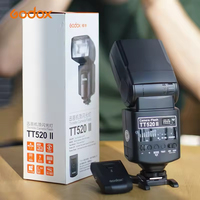 100% nuevo Godox TT520II luces de Flash de cámara universales profesionales para Nikon Pentax Olympus Fujifilm