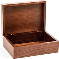 Boîtes à souvenirs, grande boîte cadeau en bois d'acacia avec couvercle, boîte de rangement pour bijoux, cigares, montres, boîte à herbes en bambou, accessoires pour fumeurs