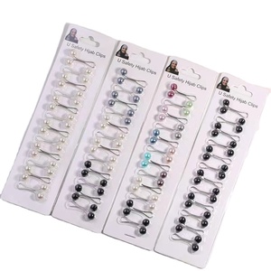 Sanfly Clip per Sciarpe Hijab Musulmana Spille 48pcs/Set di Spille per Spillo per Spille per Pins per Le Donne Sciarpe Accessori