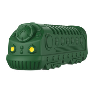 KINYU, transfronterizo, nuevo, respetuoso con el medio ambiente, ejercicio <span class=keywords><strong>de</strong></span> sonido, sabor a <span class=keywords><strong>pollo</strong></span>, <span class=keywords><strong>goma</strong></span> resistente a mordeduras, 250g, estilo tren, juguete para masticar perros, mascota - Product Image 5