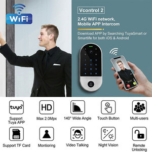 Caméra de sécurité domestique intelligente Wi-Fi 1080P avec vision nocturne, sonnette, <span class=keywords><strong>interphone</strong></span>, déverrouillage à distance, <span class=keywords><strong>interphone</strong></span> vidéo Wi-Fi Tuya, contrôle d'accès - Product Image 2