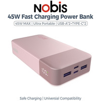 2026 Neu 45W 45 W Schnellladung 20000mAh 20000 mAh Große Kapazität Taschenformat USB-C Typ-C Powerbank Tragbare Powerbank