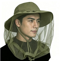Sombrero Plegable para Protección Solar con Malla Antimosquitos para Pesca, Senderismo, Jardinería, Camping y Playa