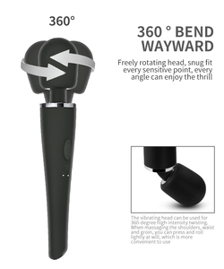 Oem Odm Potente varita inalámbrica para clítoris Masajeador vibratorio grande Estimulador <span class=keywords><strong>de</strong></span> clítoris Juguetes sexuales Vibradores USB para mujeres - Product Image 3