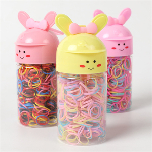 Dây Đeo Trẻ Em Bán Chạy Dây Cao Su Dùng Một Lần Màu Dây Buộc Trẻ Em Dây Buộc Tóc Trống Dây Buộc Đầu Đàn Hồi Cao Su - Product Image 4