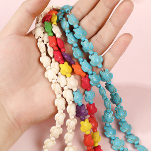 Cadena de Cuentas de Tortuga Pequeña Turquesa al por Mayor, Collar Hecho a Mano, Pulsera de Cuentas, Accesorios de Joyería Creativos y con Personalidad - Product Image 3