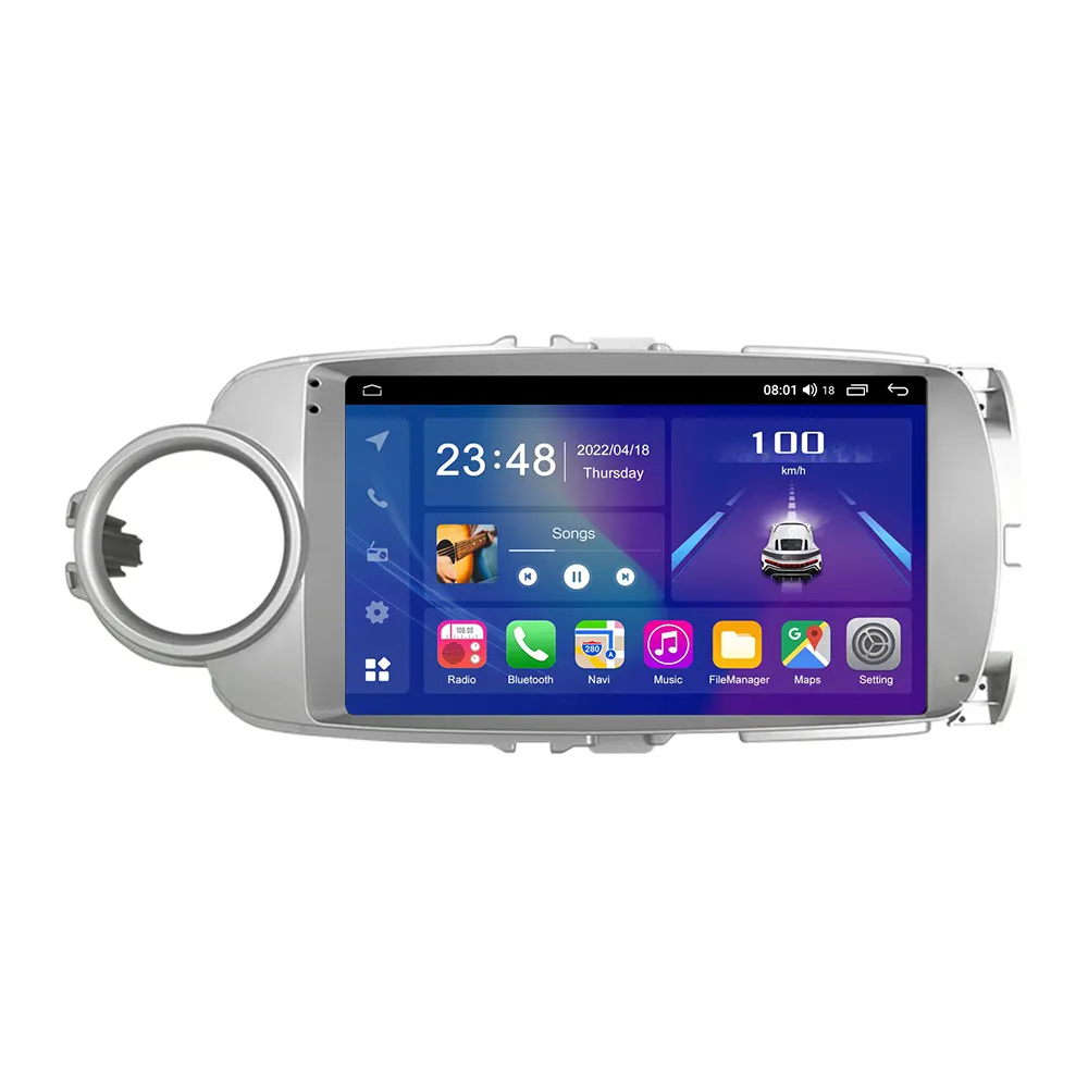 Prelingcar для Toyota yaris 2012-2018 лет Android 12 автомобильный монитор carplay DSP RDS GPS встроенный в 2din Радио dvd плеер 5.1HI