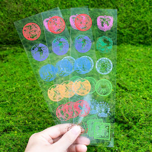 Pegatinas impermeables personalizadas para niños, decorar tazas, portátiles y teléfonos, hojas adhesivas transparentes para mascotas troqueladas - Product Image 3