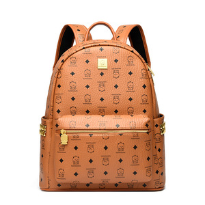 Women's Designer Portable Plush Waterproof PU Leather Laptop <b>Backpack</b> Stylish College Business Students Physiological - Product Image 1