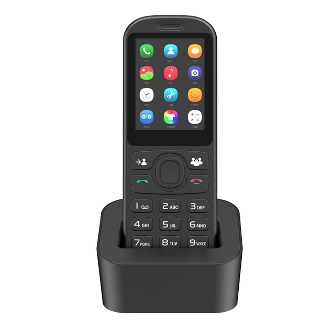 4g Fixed Wireless Telephone Communication Black Gsm Cordless Phones For Home