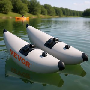Stabilisateurs gonflables Vevor pour kayaks, canoës, bateaux de pêche, kit de système de flottaison en PVC 2 pièces - Product Image 2