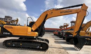 Hyundai original 210-9S excavadora usada sobre orugas Hyundai 210 en venta - Product Image 5