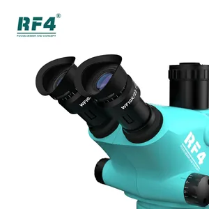 Lente de Zoom síncrono triocular RF4 6,5-65X aplicable a aumento estéreo para soldadura de PCB de teléfono - Product Image 2