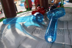 Ngoài trời Inflatable whacle một nốt ruồi khu vực bouncy nhảy người lớn Inflatable tương tác trò chơi thể thao lớn Inflatable trò chơi thể thao - Product Image 4