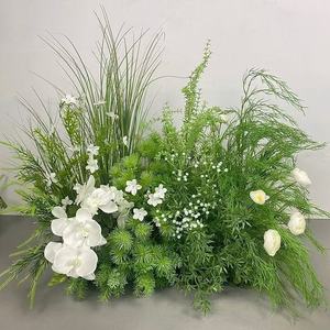 Décorations de paysage artificielles en plastique style forêt, plantes vertes pour arrangements de mariage et décorations de Pâques - Product Image 1