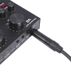 1/4 TS câble blindé <span class=keywords><strong>Double</strong></span> <span class=keywords><strong>couche</strong></span> grand 2 noyaux plaqué or 6.35mm mâle à mâle guitare électrique Console de mixage câble Audio - Product Image 4