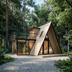 Proyecto <span class=keywords><strong>de</strong></span> Cabañas Ecológicas en un Moderno Pueblo Turístico <span class=keywords><strong>de</strong></span> <span class=keywords><strong>Bosque</strong></span> <span class=keywords><strong>de</strong></span> <span class=keywords><strong>Redwood</strong></span>, Casa en Forma <span class=keywords><strong>de</strong></span> A, Modelo S580 - Product Image 5