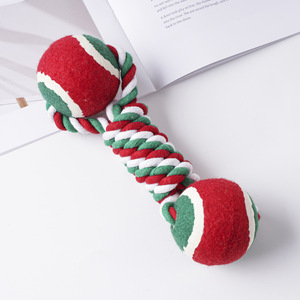 卸売コットンロープ混合犬おもちゃゴム骨、子犬の歯が生えるおもちゃ、耐久性のあるペット子犬犬の噛むおもちゃ - Product Image 4