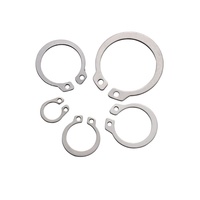 Metric Stainless Steel ST 304 ASME B8 A4-80 Large Circlips Type A External Retaining Ring For Shaft GB 894-A