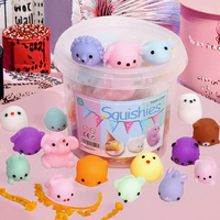 Poupées en forme de baril, jouets de décompression à pincer en plastique souple, petits cadeaux, squishies
