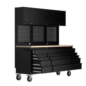 Gabinete de Herramientas de Acero Inoxidable 430 de Alta Resistencia para Taller, Banco de Trabajo Ignífugo Antideformación con Cajón de Almacenamiento - Product Image 2