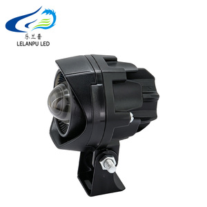 LELANPU - Foco LED para Motocicleta, Mini Proyector, Lente Auxiliar, Luz <span class=keywords><strong>Antiniebla</strong></span>, Lámpara de Doble Color para <span class=keywords><strong>Moto</strong></span> - Product Image 1