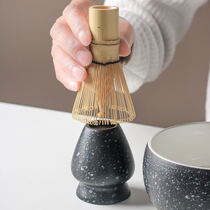 Juego de Té Matcha de Porcelana Cerámica, Caja Colorida Estilo Japonés, Caja de Regalo Ecológica, Duradera, de Grado Alimenticio, Diseño Japandi, para Uso en Cafeterías - Product Image 4
