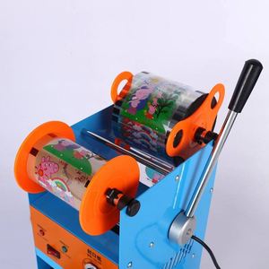 Machine de scellage automatique de gobelets en plastique 95mm/90mm/75mm/65mm, presse pour vêtements, boissons, roulements d'engrenage pour emballage papier - Product Image 4
