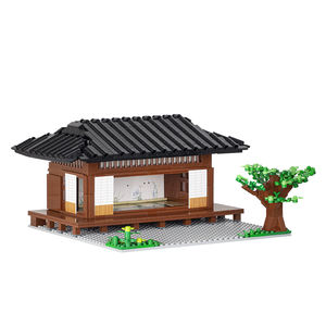 MOC1041, Bloques de Construcción de Anime Japonés, Escena del Mansión de las Mariposas, 1131 Piezas, Bloques de Construcción Creativos para Armar, Reunión de Hashira, Juguetes de Ladrillos para Niños - Product Image 1