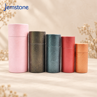 Tube en carton kraft personnalisé en gros, emballage en tube de papier recyclable, cylindre cosmétique pour huile essentielle