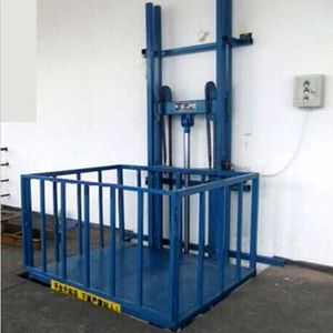 Riel de guía Elevador de carga vertical hidráulico Elevador de mercancías de piso de entresuelo 500kg a 5000kg - Product Image 4