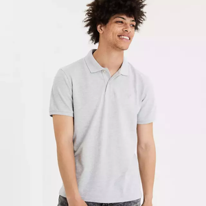 Design personnalisé pour hommes pour Polo T-Shirt en noir Fashion Jersey Fabric Plus Size Breathable and Washed Plus Size Men's for Polo Shi - Product Image 3