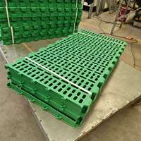 Plancher en plastique à lattes pour chèvres 100*50cm, sol robuste pour élevage de chèvres, plancher en plastique à lattes antidérapant pour moutons, plancher pour moutons